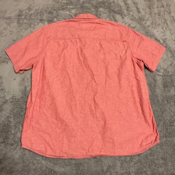 5.11 Tactical Men's XL Short Sleeve Button Up Shirt Red Heathered Outdoor Work - Picture 3 of 7